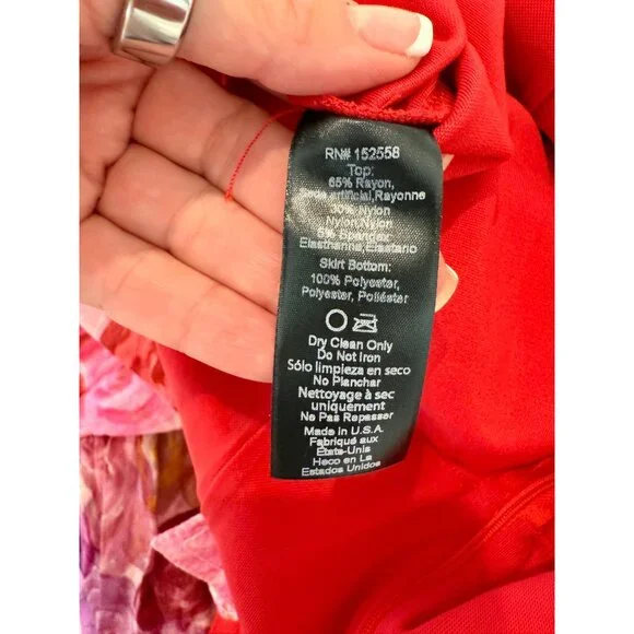 Delfi Collective Isadora Red Jumpsuit NWT - Size S - Picture 8 of 10